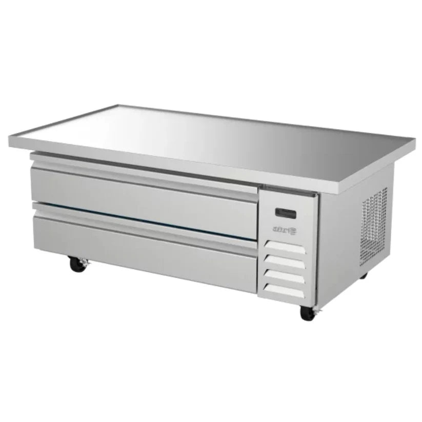 BASEREFRIGERADAASBERACBR-52-60HCBaseRefrigerada2CajonesElectricaAceroInoxidableControlesElectronicosRestauranteBuffetCafeteria