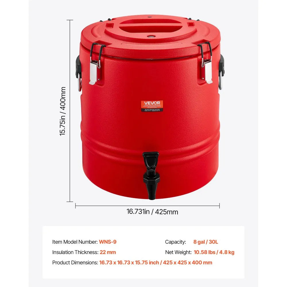 Dispensador de bebidas isotérmico 30L VEVOR YLHLQQYXKHS81CX2R001V0