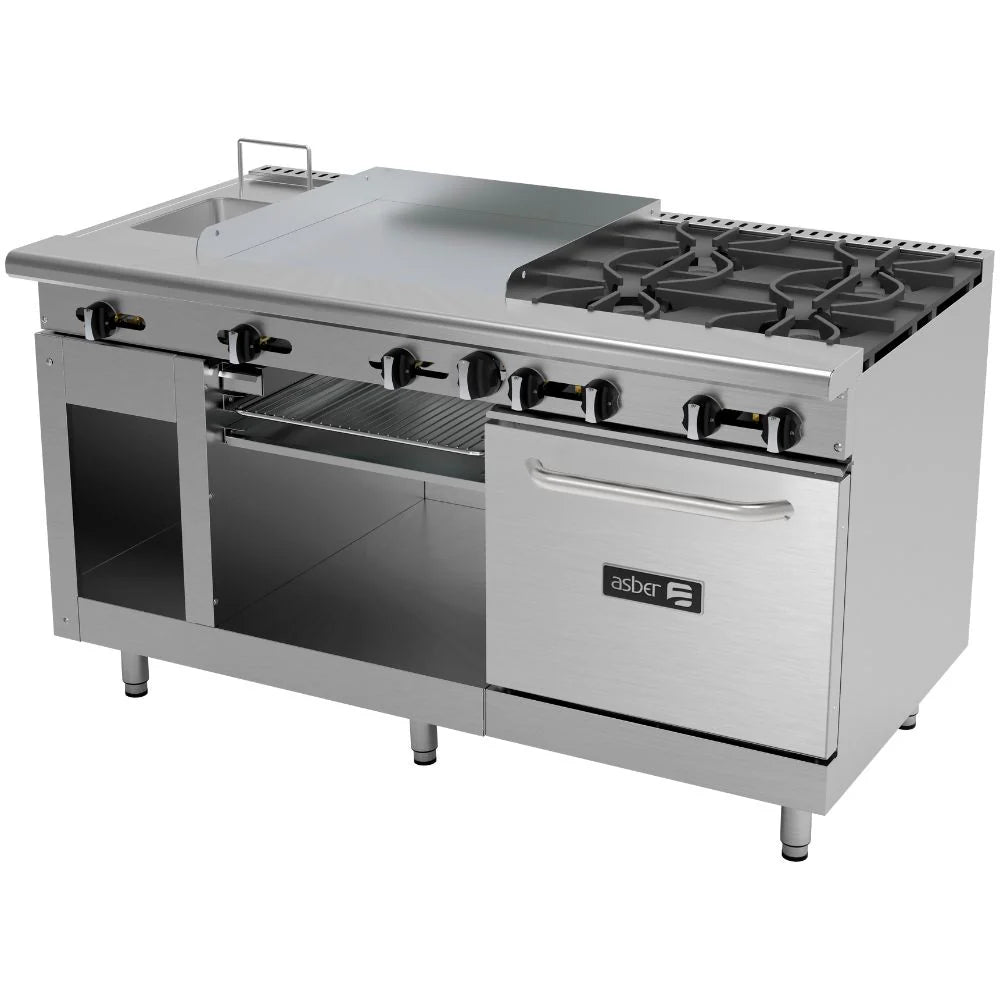 ESTUFA-ASBER-AMR-60-Estufa-Combinada-4Quemadores-Horno-Freidora-Plancha24-Gratinador-Gas-Acero-Inoxidable-Hotel-Restaurante-Comedor