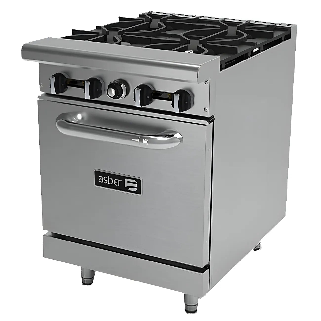 Estufa-Industrial-4-Quemadores-Y-Horno-De-24-ASBER-AER-4-24