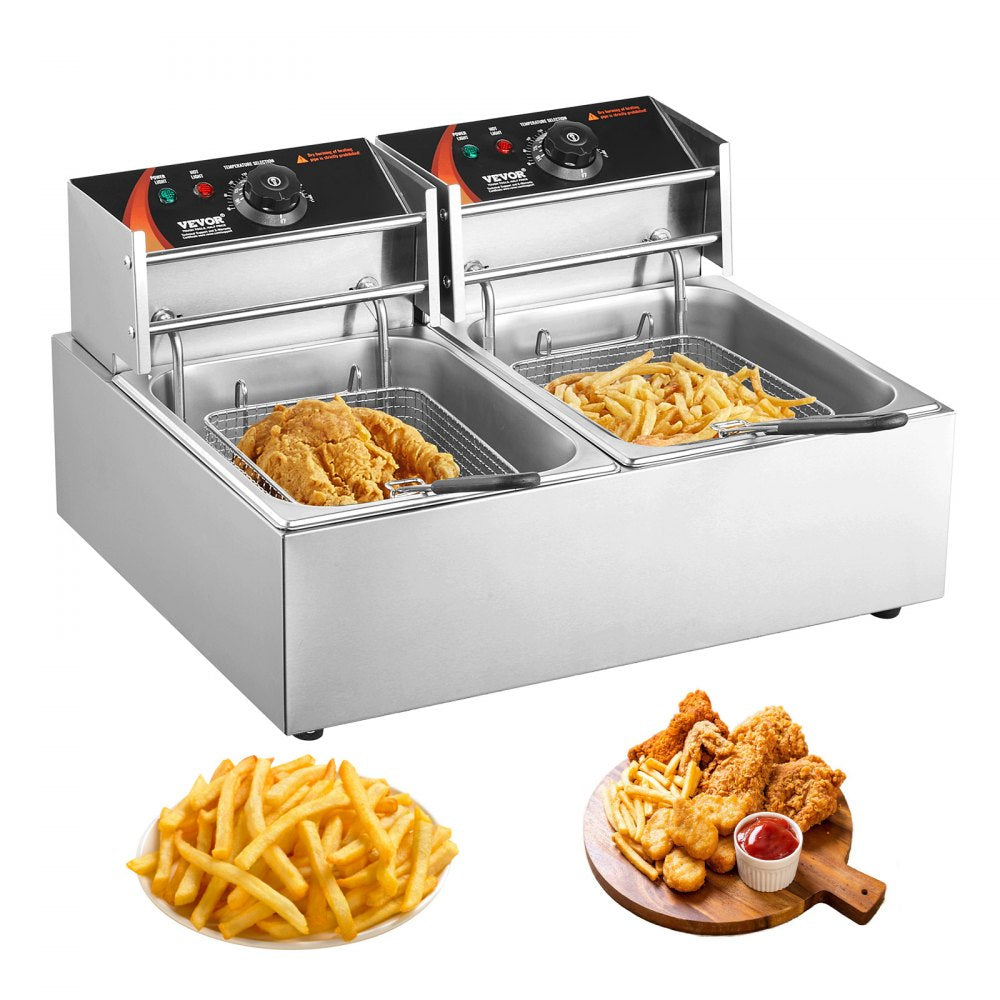 Freidora Eléctrica Comercial VEVOR SG24L5000W12LIEZIV1