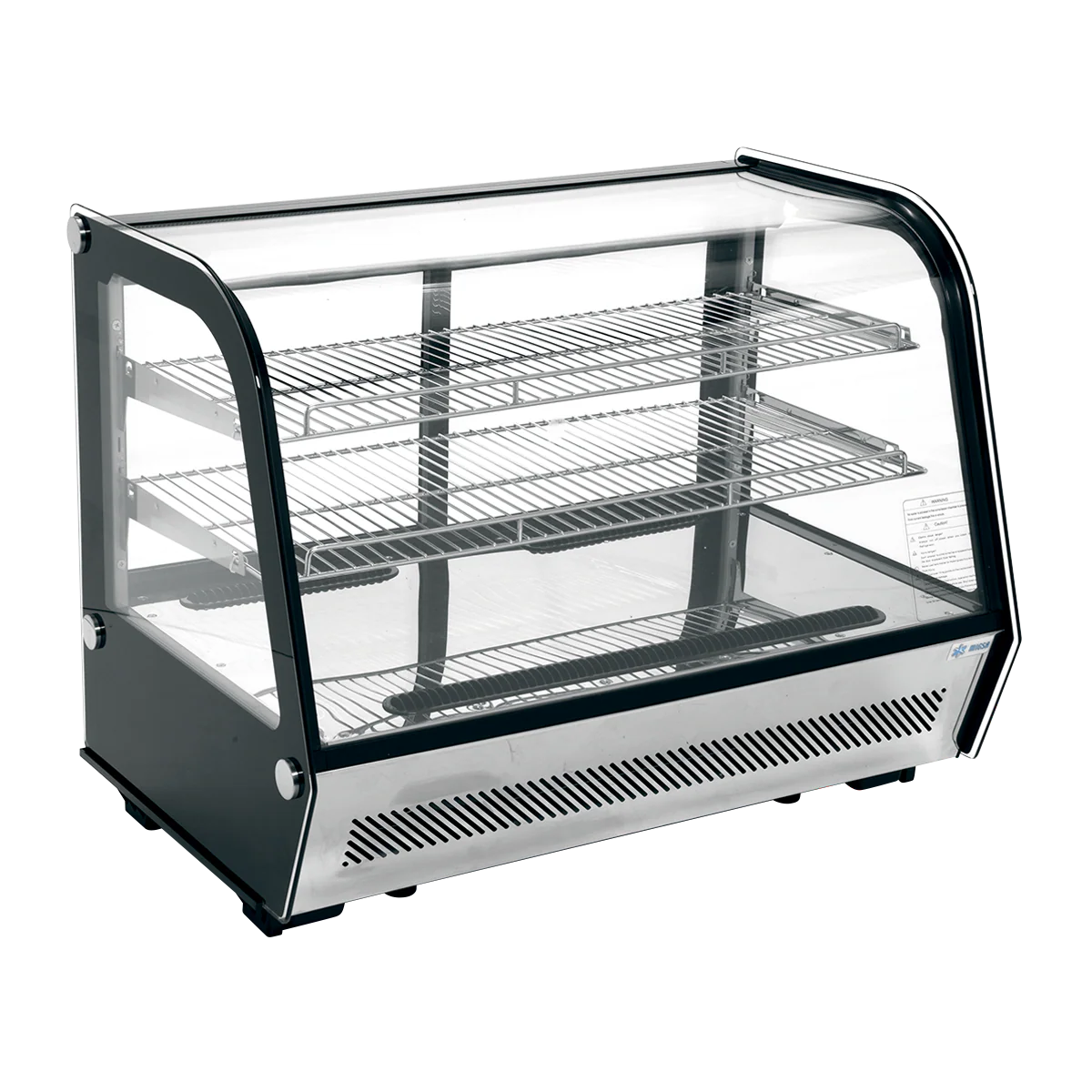 MIGSA_rtw160l4_VITRINA REFRIGERADA SOBRE MOSTRADOR CRISTAL CURVO