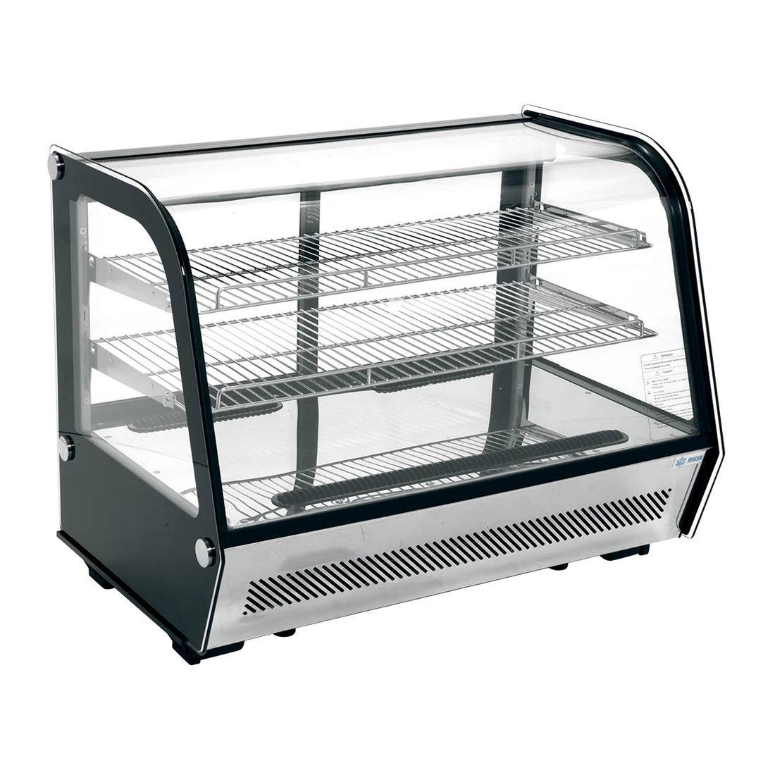 MIGSA_rtw160l4_VITRINA REFRIGERADA SOBRE MOSTRADOR CRISTAL CURVO