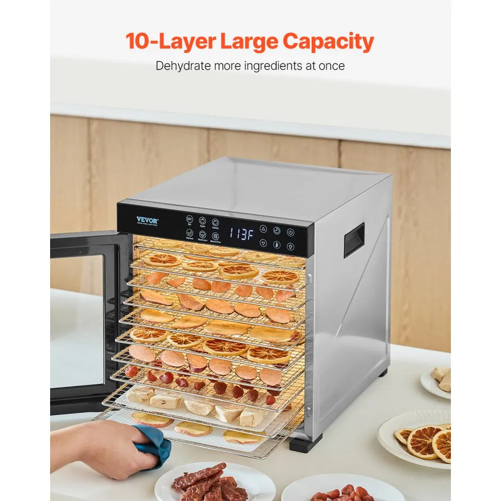 Deshidratador eléctrico VEVOR SGHGJ1000W10FYLUFV1