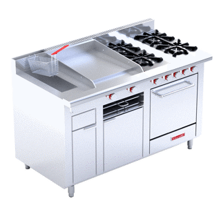 Estufa Múltiple a Gas CORIAT MULTICHEF MASTER DE PISO 17010311