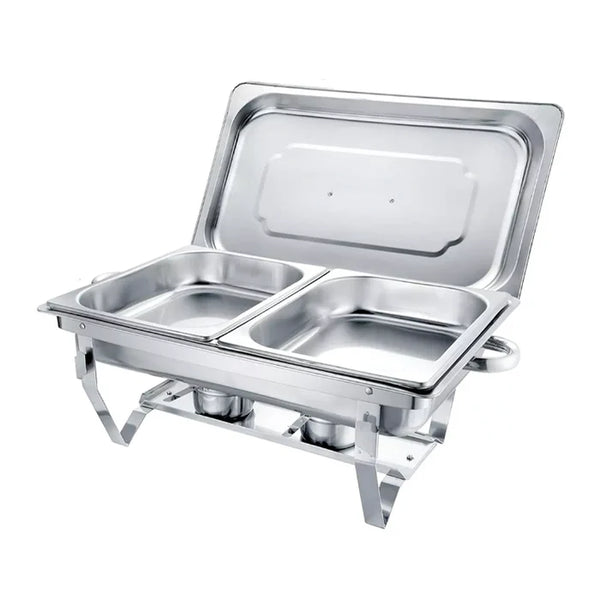 Chafer Buffetera Rectangular MIGSA 431-2 2 Insertos Medios 9L