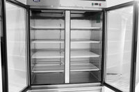 CONGELADOR ACERO INOX 2 PUERTAS CRISTAL ATOSA MCF8703ES