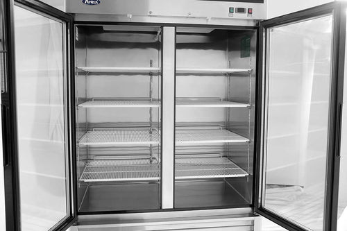 CONGELADOR ACERO INOX 2 PUERTAS CRISTAL ATOSA MCF8703ES