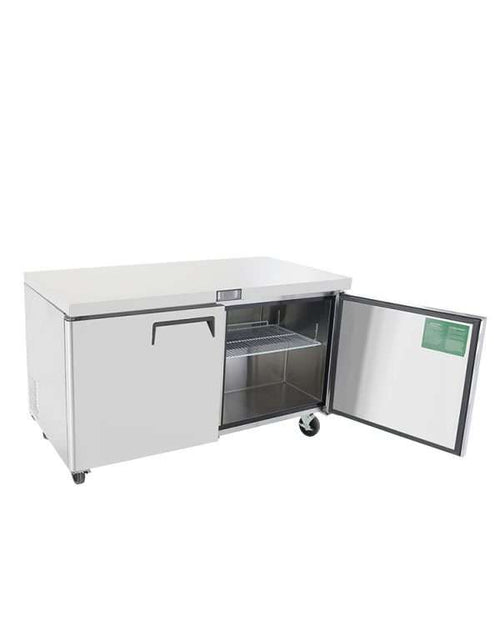 MESA REFRIGERADA CON LAMBRIN 2 PUERTAS SOLIDAS 60" ATOSA MGF8410GR