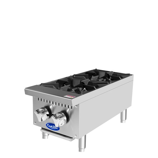 Parrilla a gas de 12″ con Dos Quemadores ATOSA ACHP-2
