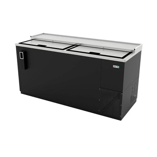 Refrigerador Botellero en Vinil Negro 2 Puertas ASBER ADBC-65 HC  Acero Inoxidable 20 Pies3