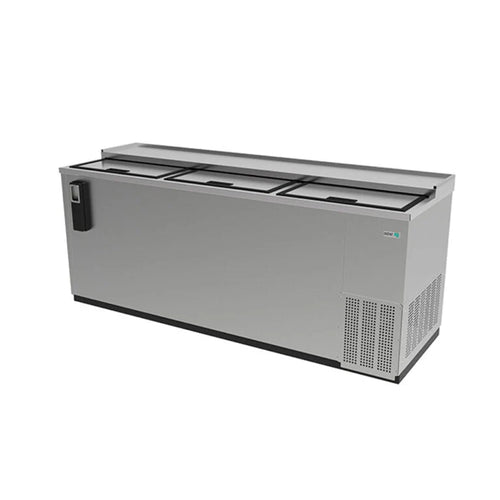Refrigerador Botellero Acero Inoxidable 3 Puertas ASBER ADBC-80-S HC  25 Pies3
