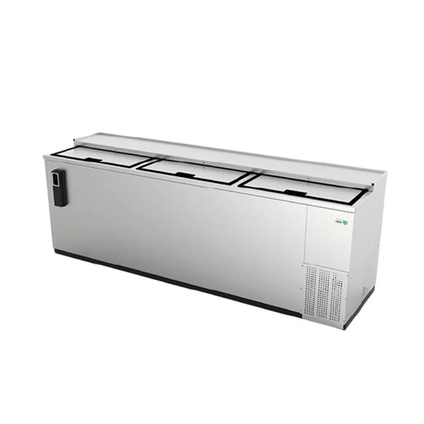 Refrigerador  Botellero Acero 3 Puertas  ASBER  ADBC-94-S HC 30 Pies3