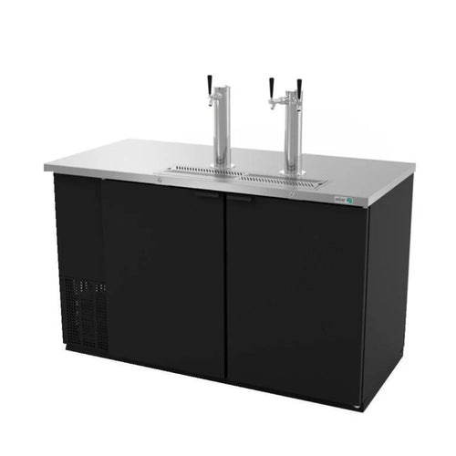 Dispensador Enfriador De Cerveza 2 Puertas 3 Dispensadores ASBER ADDC-58 HC