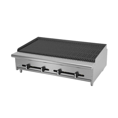 Asador a Gas Piedra Volcánica 48"  ASBER AECRB-48