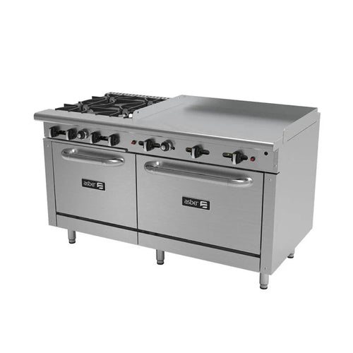 Estufa Múltiple a Gas ASBER AEMR-2-G36-B4-60-H LPG