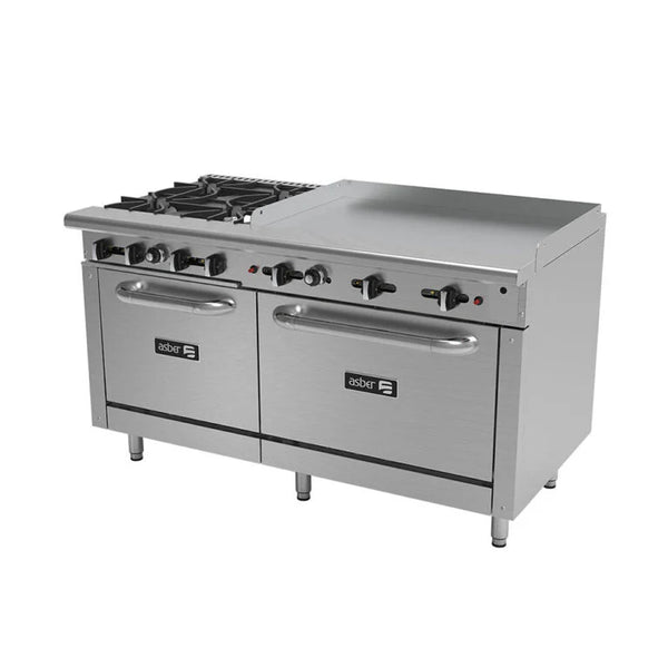 Estufa Múltiple a Gas ASBER AEMR-2-G36-B4-60-H LPG