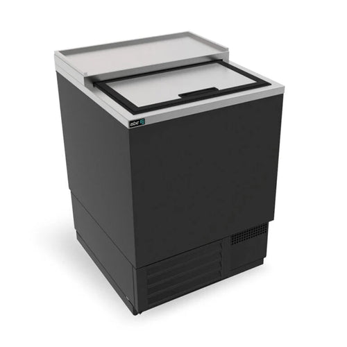 Congelador Enfriador de Tarros  1 Puerta ASBER AGF-24 HC Vinil Negro