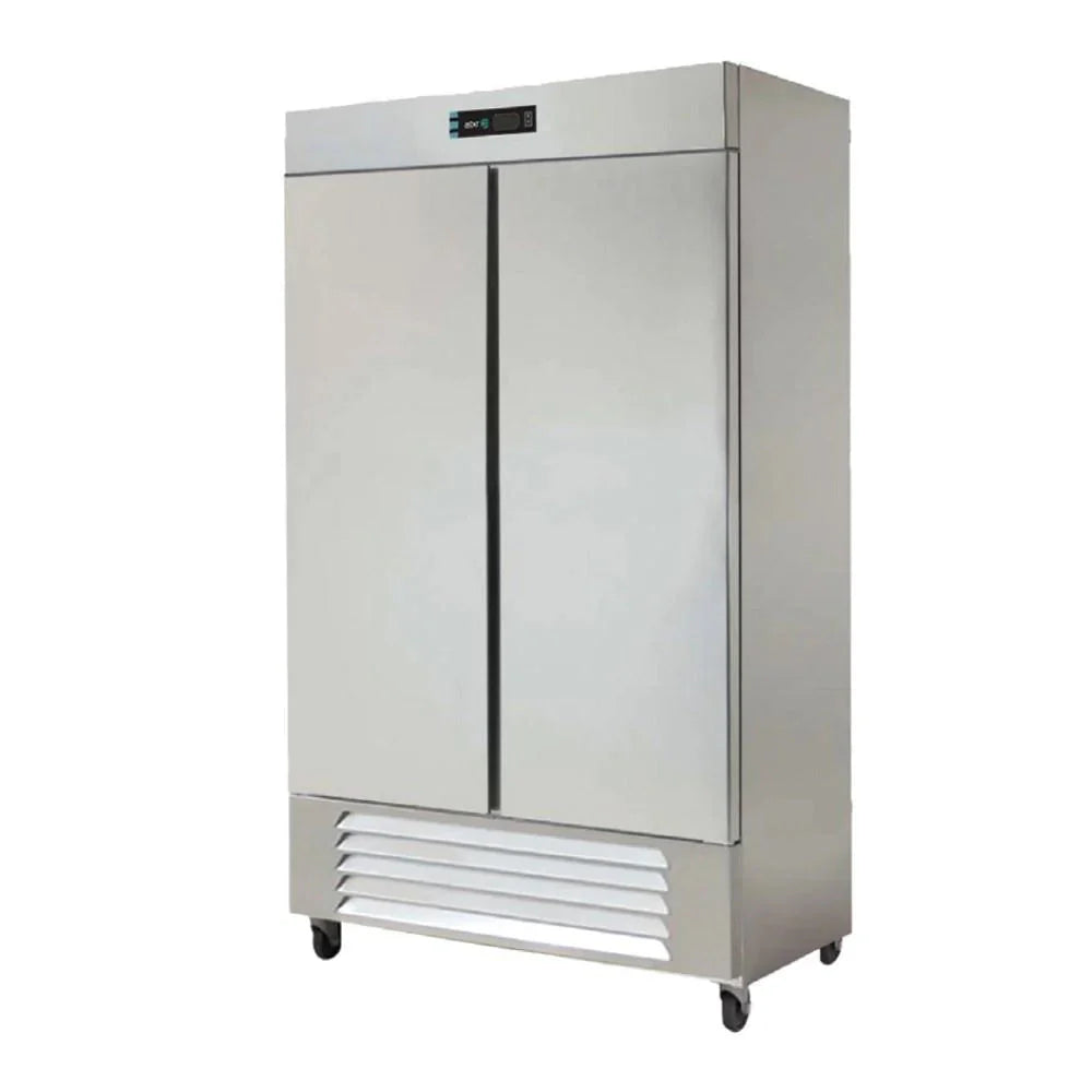 REFRIGERADOR 2 PUERTAS ASBER ARR-37 HC, REFRIGERADOR ASBER EN ACERO INOXIDABLE 2 PUERTAS SOLIDAS, REFRIGERADIOR ASBER 37 PIES CUBICOS EN ACERO INOXIDABLE , REFRIGERADOR VERTICAL 2 PUERTAS, ASBER