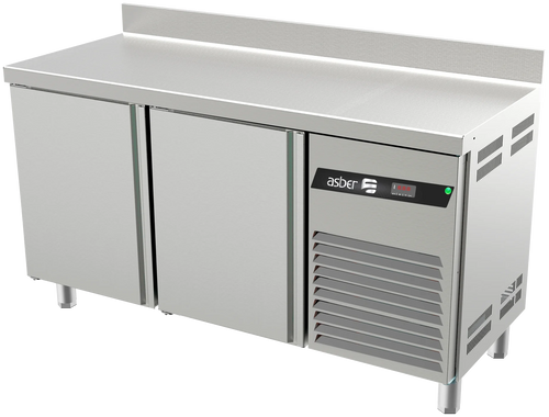 Mesa Refrigerada de Trabajo ASBER ASTR-60 HC 2 Puertas solidas