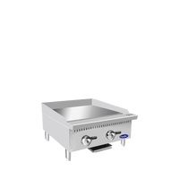 Plancha a gas 24" 2 quemadores ATOSA ATMG-24