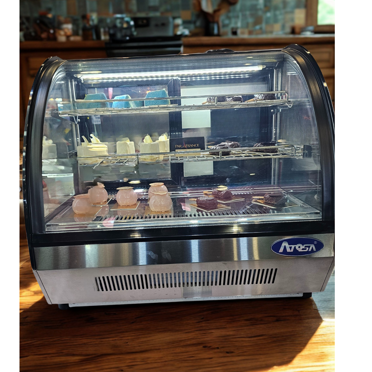 Vitrina Refrigerada Curva de Mostrador ATOSA CRDC-35