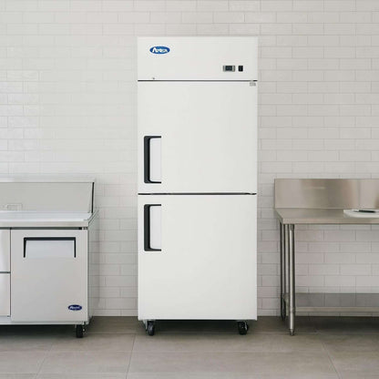 REFRIGERADOR 2 PUERTAS DIVIDIDAS MONTAJE SUPERIOR ATOSA MBF8010GR