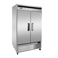 REFRIGERADOR ACERO 2 PUERTAS SOLIDAS ATOSA MBF8507GR