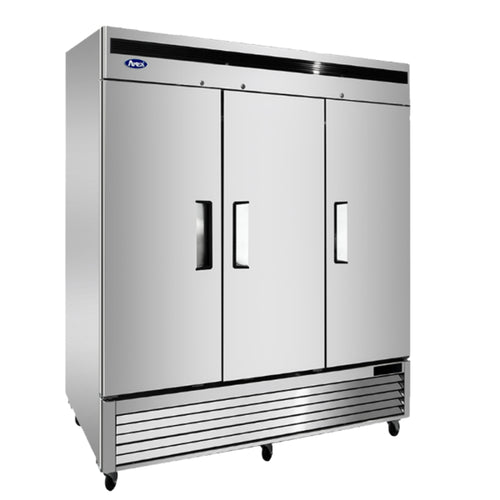 REFRIGERADOR ACERO 3 PUERTAS SOLIDAS ATOSA MBF8508GR