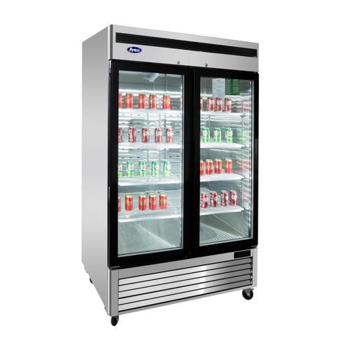 REFRIGERADOR ACERO 2 PUERTAS CRISTAL ATOSA MCF8707GR