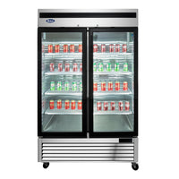 REFRIGERADOR ACERO 2 PUERTAS CRISTAL ATOSA MCF8707GR