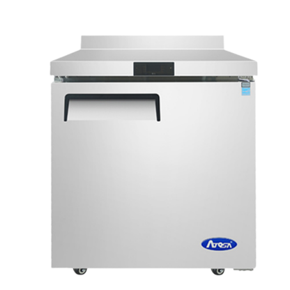 Mesa Refrigerada De Trabajo Con Lambrin 1 Puerta 69 Cm 115V ATOSA MGF8408GR