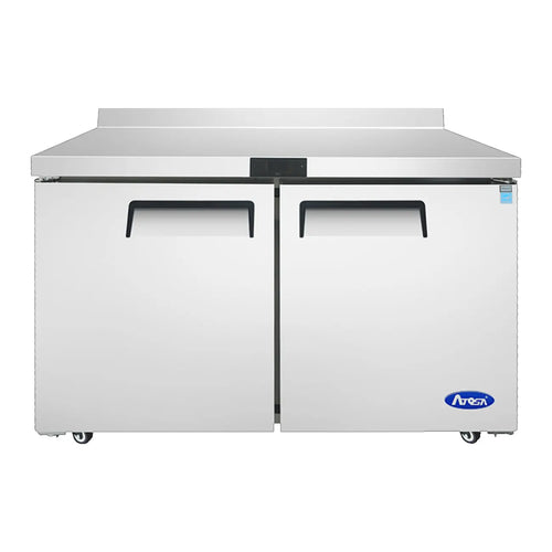 MESA REFRIGERADA CON LAMBRIN 2 PUERTAS SOLIDAS 48" ATOSA MGF8409GR