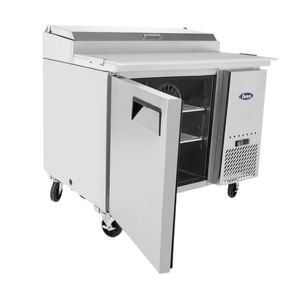 MESA DE PREPARACION DE PIZZA 1 PUERTA 44" ATOSA MPF8201GR