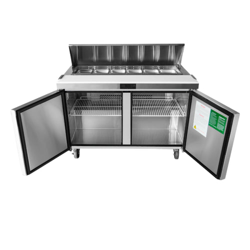 MESA REFRIGERADA DE PREPARACIÓN 2 PUERTAS  60" ATOSA MSF8303GR