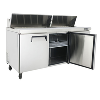 MESA REFRIGERADA DE PREPARACIÓN 3 PUERTAS 72" ATOSA MSF8304GR