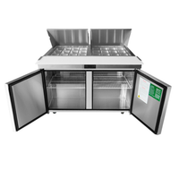 MESA REFRIGERADA DE PREPARACIÓN 2 PUERTAS 60" MEGATOP ATOSA  MSF8307GR
