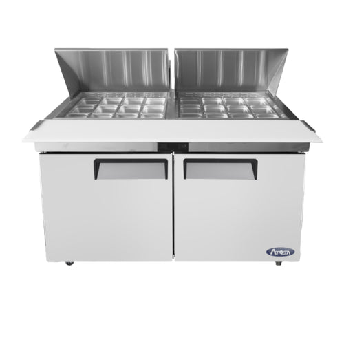 MESA REFRIGERADA DE PREPARACIÓN 2 PUERTAS 60" MEGATOP ATOSA  MSF8307GR