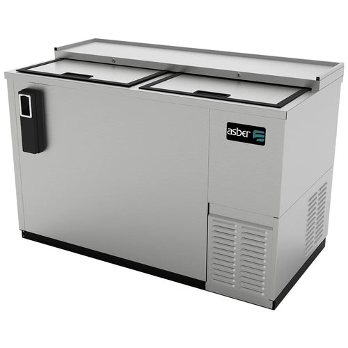 Refrigerador Botellero Acero Inoxidable 2 Puertas ASBER  ADBC-50-S HC 14 pies3