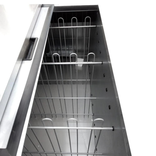 Refrigerador Botellero en Vinil Negro 3 Puertas Asber ADBC-94 HC  Acero Inoxidable 30 Pies3