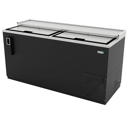 Refrigerador Botellero en Vinil Negro 2 Puertas ASBER ADBC-65 HC  Acero Inoxidable 20 Pies3