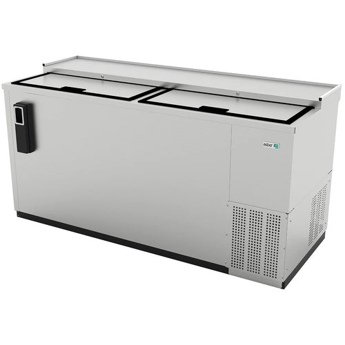 Refrigerador Botellero Acero Inoxidable 2 Puertas Asber ADBC-65-S HC  20 Pies3