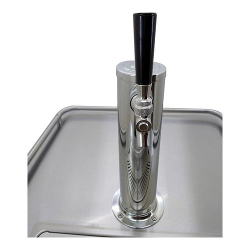 Dispensador Refrigerado Cerveza 1 Barril ASBER ADDC-23-S HC  Acero Inoxidable 1 Puerta