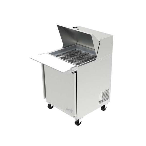 Mesa Refrigerada De Preparación Asber APTM-27-12 HC Mega Top 1 Puerta Sólida