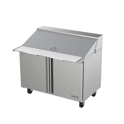 Asber-APTM-48-18-HC-Mesa-Refrigerada-De-Preparacion-Mega-Top-2-Puertas-Solidas-13-3-Pies-Cubicos-1