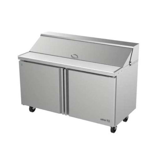 Mesa Refrigerada De Preparación Ensaladas 2 Puertas Sólidas ASBER APTS-60-16 HC 15 Pies Cúbicos