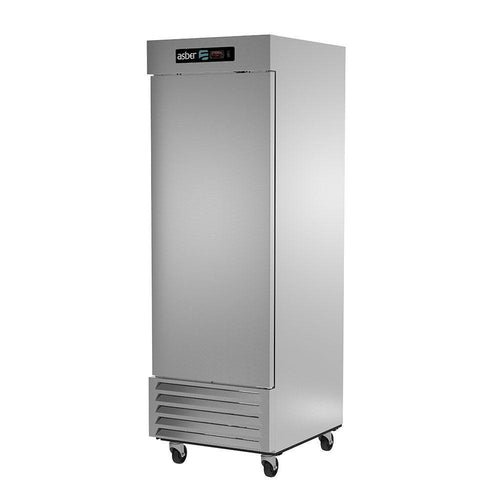 Congelador Vertical 1 Puerta Sólida ASBER ARF-23-H HC  23 pies Acero Inoxidable