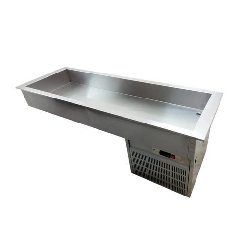 Mesa Fría Con Tina Refrigerada 5 enteros  ASBER DRFB-511-CU