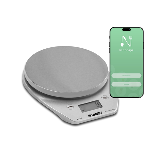 Básculas Para Cocina de Alta Precisión Digital con Bluetooth RHINO BACI-5X
