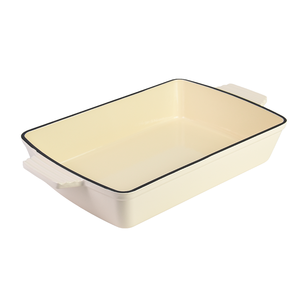 Bandeja de Hierro Esmaltado Color Beige ALPRO 9654